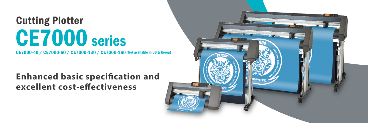 Plotter de d&eacute;coupe Graphtec CE7000-40 compact pour stickers et &eacute;tiquettes